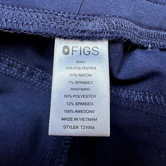 Figs Navy Straight Leg Pants - Picture 6 of 6